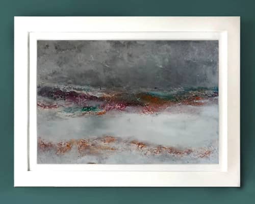 Abstract Painting | Oil And Acrylic Painting in Paintings by Taban sarabi. Item made of canvas & synthetic