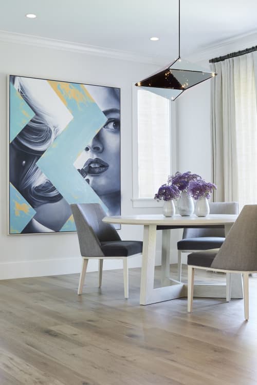 Painting by Ryan Jones, Home decorated by Jenny Boyle | Oil And Acrylic Painting in Paintings by Ryan Jones
