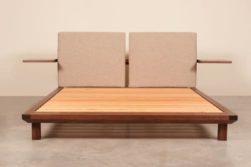 NEW KONOMA bed | Beds & Accessories by In Element Designs. Item composed of walnut