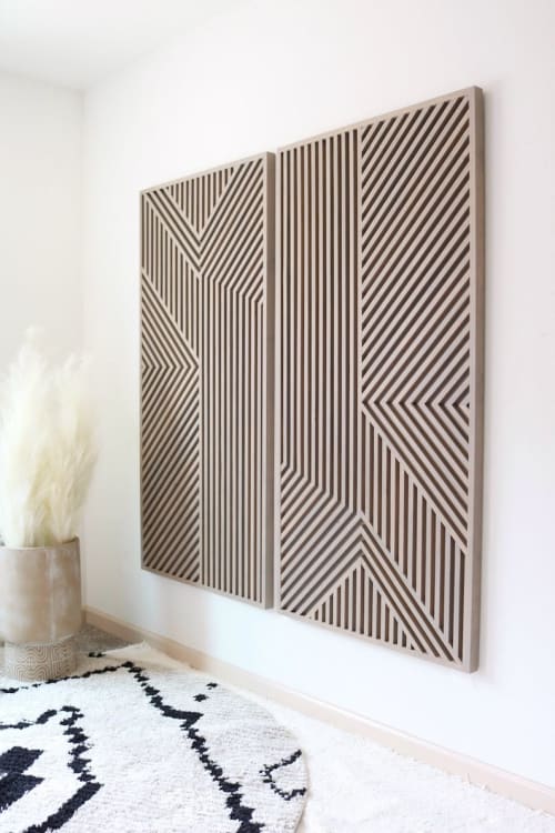 Natural Wood Art, Wood Wall Art, Minimal Wood Art, Natural by Blank