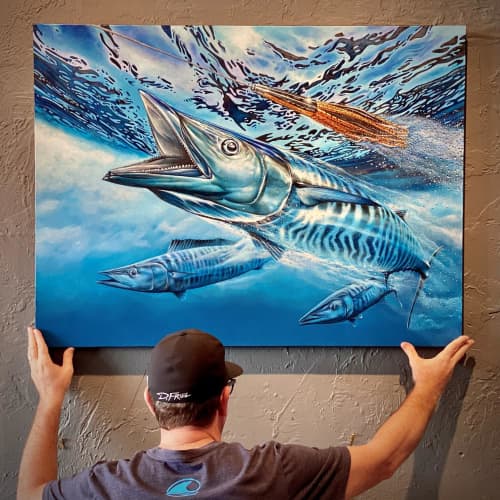 Terminal Velocity Custom Canvas Prints | Prints by D.Friel / Connected By Water, LLC. Item composed of canvas in contemporary or coastal style
