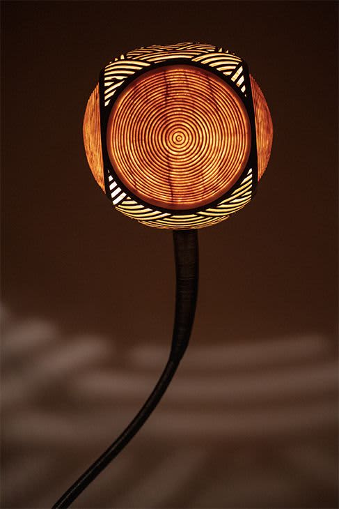 Erleuchten VII - "Payseur" Table Lamp | Lamps by Erleuchten Lamps. Item made of wood & metal compatible with contemporary and country & farmhouse style