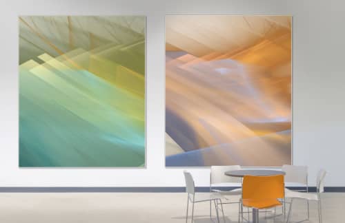 Colorshapes_8511 large-format art | Photography by Rica Belna. Item made of canvas & paper