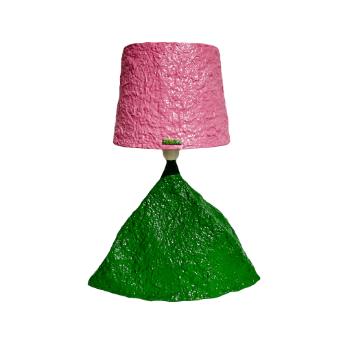 Papier-mâché Table Lamp - 'Stamford Hill' | Lamps by Emmely Elgersma. Item composed of paper in eclectic & maximalism or modern style