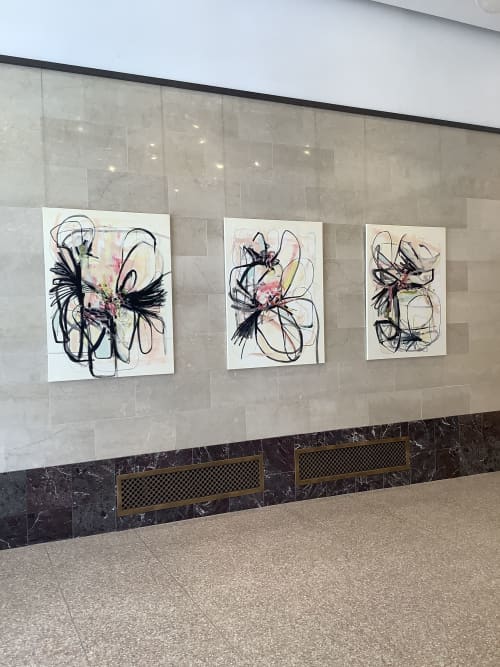“For You, Love” “There Are No Goodbyes”, “Only Eternity” | Oil And Acrylic Painting in Paintings by Susana Aldanondo | Hudson Yards in New York