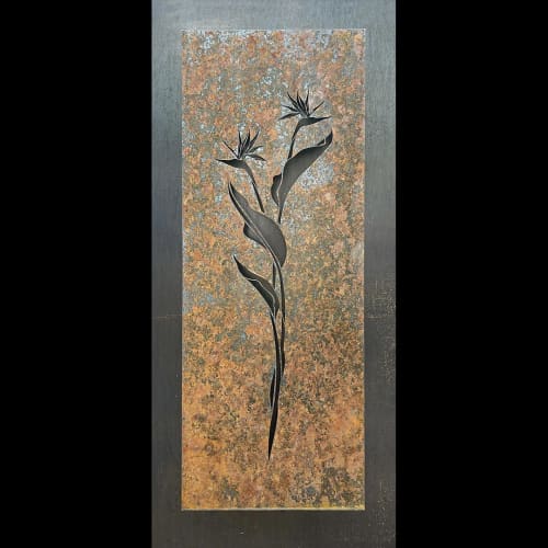 Bird of Paradise | Sculptures by The Oxide Studio. Item made of steel
