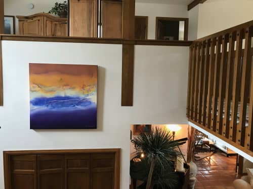 Agave Painting | Oil And Acrylic Painting in Paintings by Melanie Warsinske Art. Item composed of synthetic