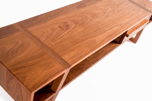 Makore Console | Media Console in Storage by Project Sunday | Project Sunday Studio in Salt Lake City. Item made of wood