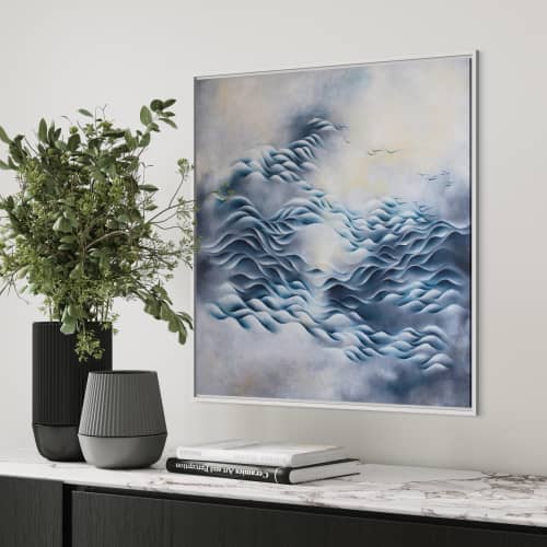 What if you fly | Mixed Media by Francesca Borgo. Item composed of aluminum in minimalism or contemporary style