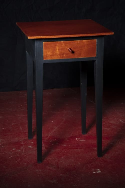 Shaker Style Nightstand | Storage by Fletcher House Furniture | Fletcher House Furniture in Westford. Item made of wood