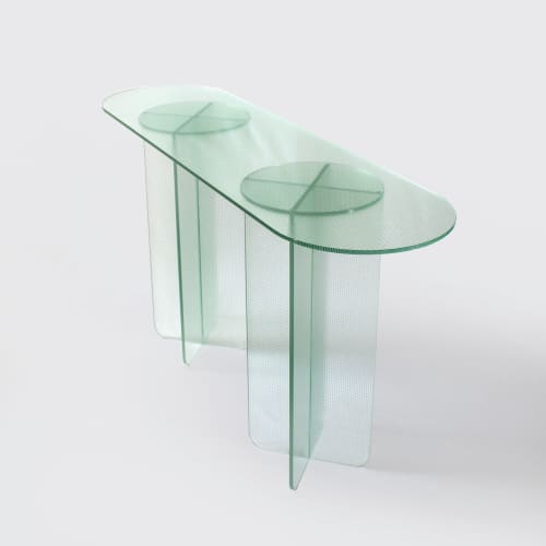 FLOAT Console | Console Table in Tables by Dean Norton. Item made of glass