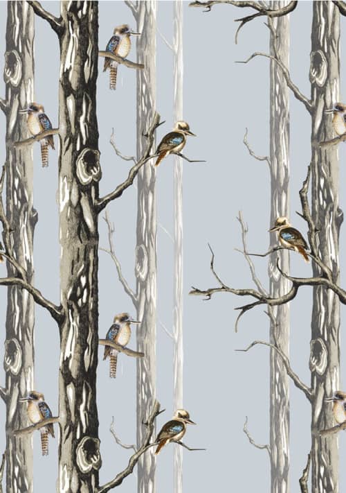 Birds in the Woods | Wallpaper by Tamara Design Co | The Old Canberra Inn in Lyneham