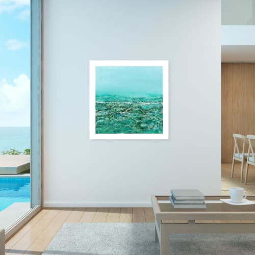 "Ko Samui" - Archival Gicleé Print - Green Ocean Art | Prints by Kelly Hanna Studio. Item compatible with boho and contemporary style