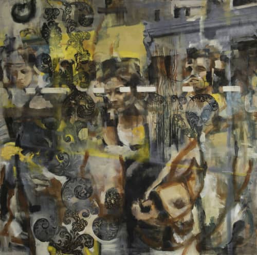 Abstract Figure Painting | Paintings by Sara Lightning