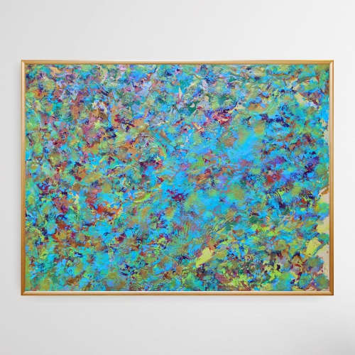 Elevate | Oil And Acrylic Painting in Paintings by Soulscape Fine Art + Design by Lauren Dickinson. Item made of canvas & synthetic
