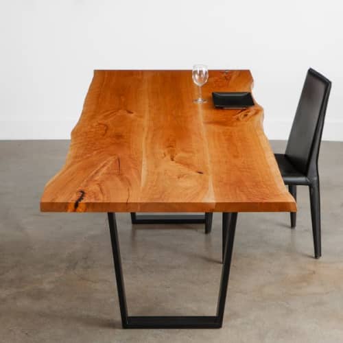 Cherry Dining Table No. 323 | Tables by Elko Hardwoods. Item composed of wood and steel in contemporary or modern style