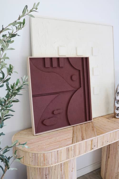 3D Art, Abstract Wall Art, Modern Wall Art, Textured Art | Wall Sculpture in Wall Hangings by Blank Space Studios. Item composed of oak wood compatible with boho and mid century modern style