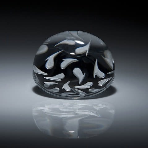 Heart Paperweight | Decorative Bowl in Decorative Objects by Carrie Gustafson. Item made of glass