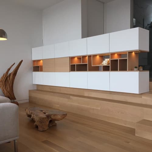 Shelf | Cabinet in Storage by Kula Solutions. Item made of oak wood