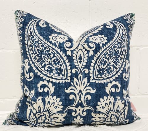 Blue Pillow Cover | Pillows by Tribe & Temple