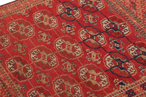 Antique Persian Rug with Polychromatic Floral Patterns | Area Rug in Rugs by Rug and Kilim