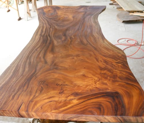 Rain Tree Table and Base | Communal Table in Tables by Power Woodwork