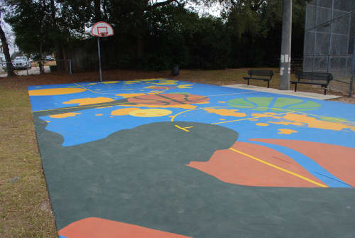 Titan | Street Murals by Keith Doles | Crabtree Park in Jacksonville. Item composed of synthetic