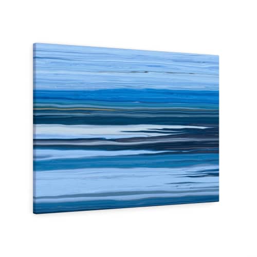 Blue Ocean 3072B | Prints in Paintings by Petra Trimmel. Item made of canvas with paper