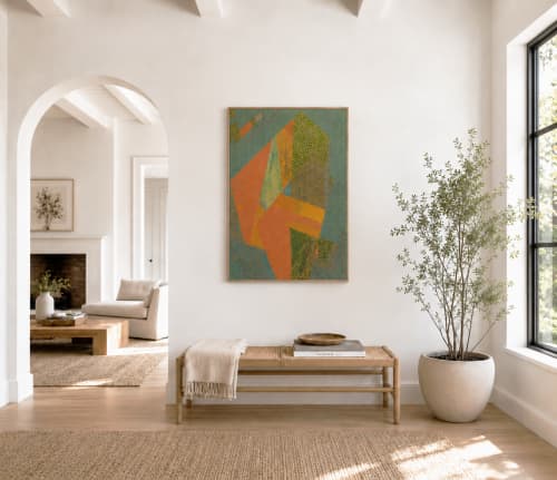 Confluence | Prints by ARTATAK. Item composed of cotton & paper compatible with contemporary and japandi style