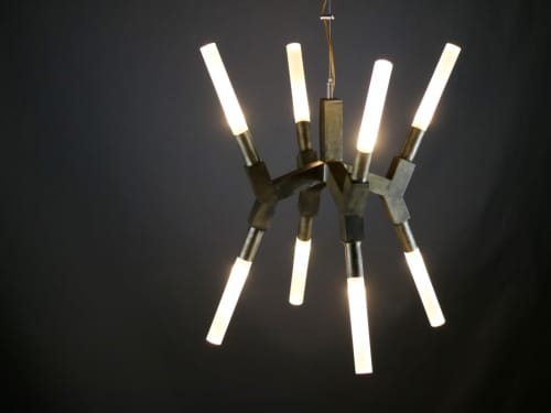 Pendants | Pendants by CP Lighting | Private Residence, Big Sky in Big Sky. Item composed of aluminum and synthetic in contemporary or industrial style