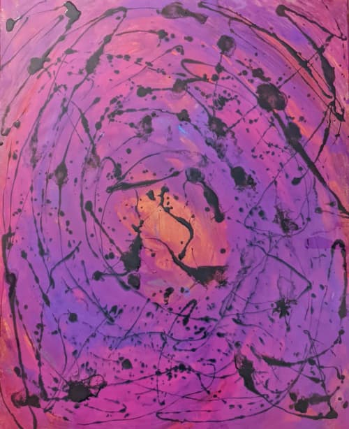 Waking Up II | Oil And Acrylic Painting in Paintings by Soulscape Fine Art + Design by Lauren Dickinson. Item made of canvas