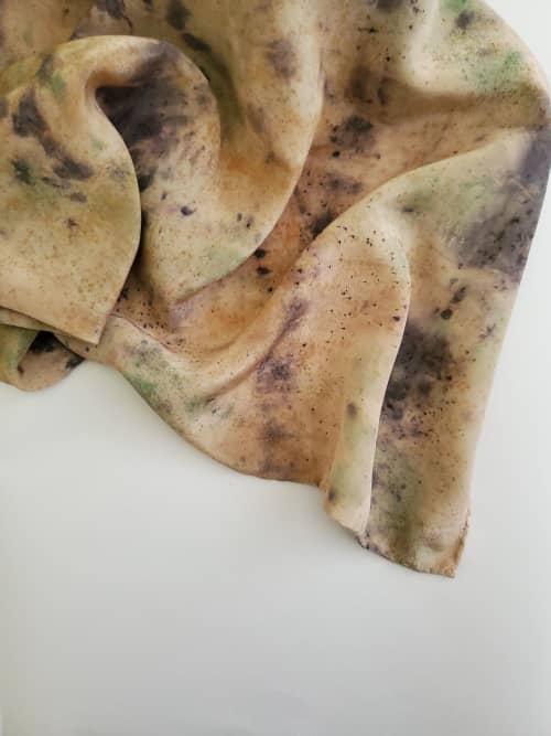 SAGANA Silk Crepe Mini | Fabric in Linens & Bedding by Lu France Interiors. Item made of fabric with fiber