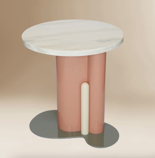 ALEX side table | Tables by Dovain Studio. Item composed of marble