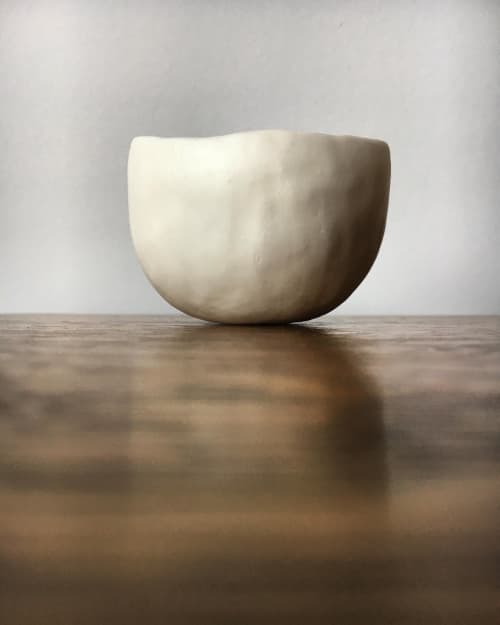Porcelain Yunomi Cup and Dish | Drinkware by Optimism and Co.. Item composed of ceramic