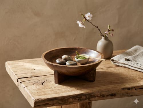 The Heritage Pedestal Bowl | Decorative Bowl in Decorative Objects by Famous Art Group Of Industries