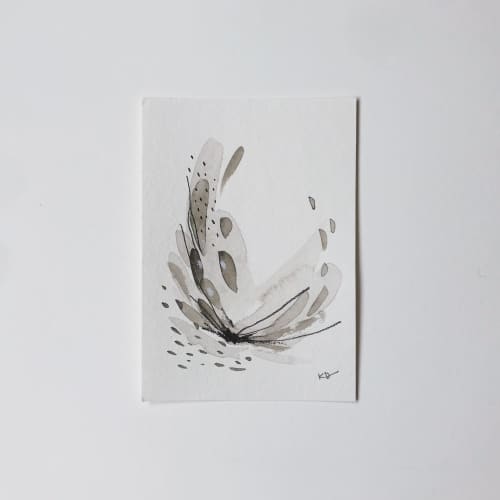 Painting - Neutral 31 | Watercolor Painting in Paintings by Kait De Wolff. Item composed of paper and synthetic