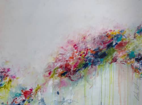 Soulful 🔴 | Oil And Acrylic Painting in Paintings by Darlene Watson Abstract Artist