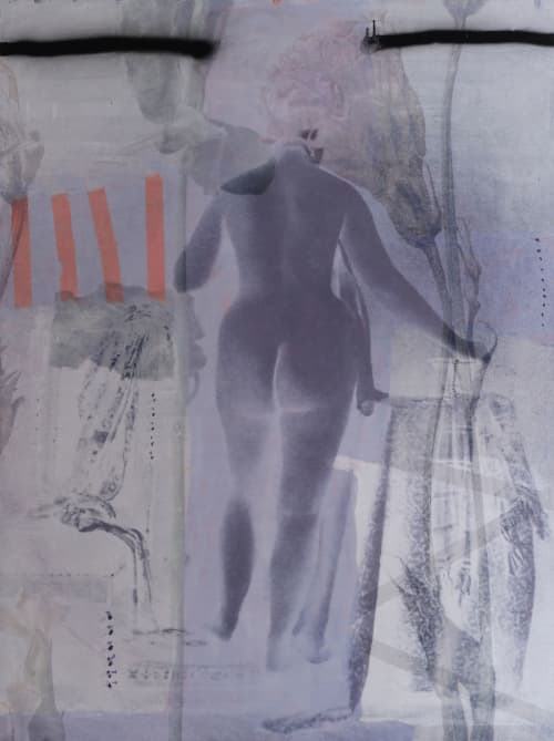 Myths and Goddesses#3 | Oil And Acrylic Painting in Paintings by silvia poloto. Item made of wood with synthetic works with contemporary & modern style