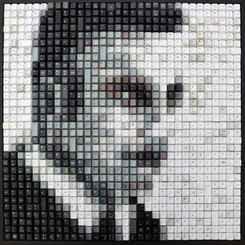 Kilobyte - Robert Noyce | Mixed Media by Erik Jensen Art