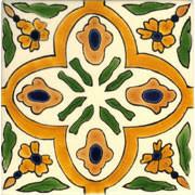 San Jose hand painted Ceramic Tile | Tiles by Avente Tile. Item made of cement