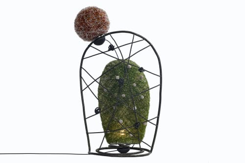 Small Paddle Table Lamp | Lamps by Claudine Gevry Studio. Item made of copper