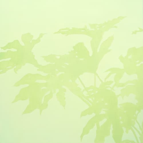 Spring Garden: 24 x 24" original oil painting on wood panel | Oil And Acrylic Painting in Paintings by Christine So