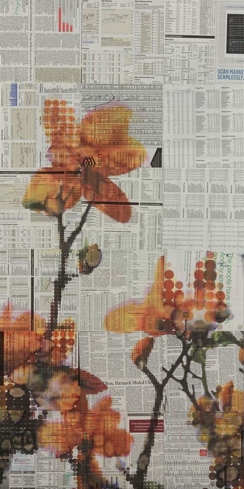 Strong Fundamentals | Mixed Media by Phillip Hua. Item made of paper & synthetic