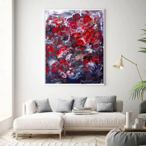 Transition of love | Oil And Acrylic Painting in Paintings by Elena Parau