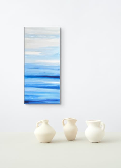 12x24 | Coastal Series | Oil on Canvas | Oil And Acrylic Painting in Paintings by Studio M.E.. Item composed of canvas in contemporary or coastal style