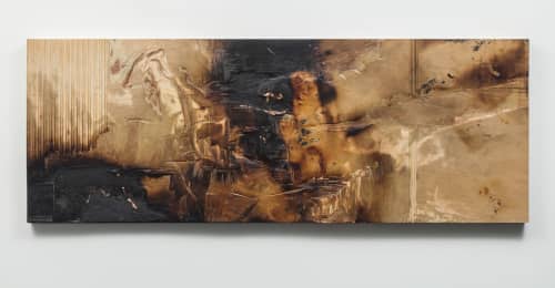 Latent | Wall Sculpture in Wall Hangings by Yechel Gagnon. Item made of maple wood & bronze