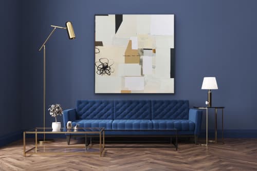 Wabi-Sabi # 95 | Mixed Media by silvia poloto. Item composed of wood and synthetic