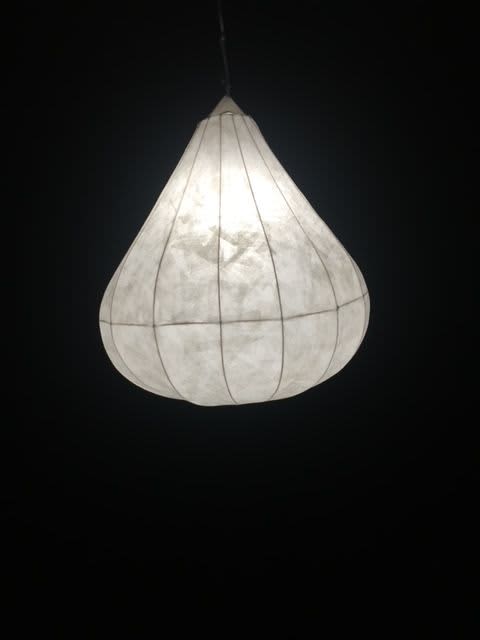 Turnip Hanging Lamp | Pendants by Pedro Villalta. Item made of steel & paper