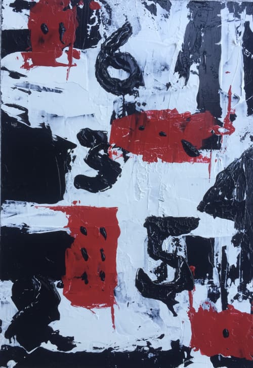Life, Do You Roll the Dice? | Oil And Acrylic Painting in Paintings by Reade C Gloeckner Fine Art. Item made of metal & synthetic