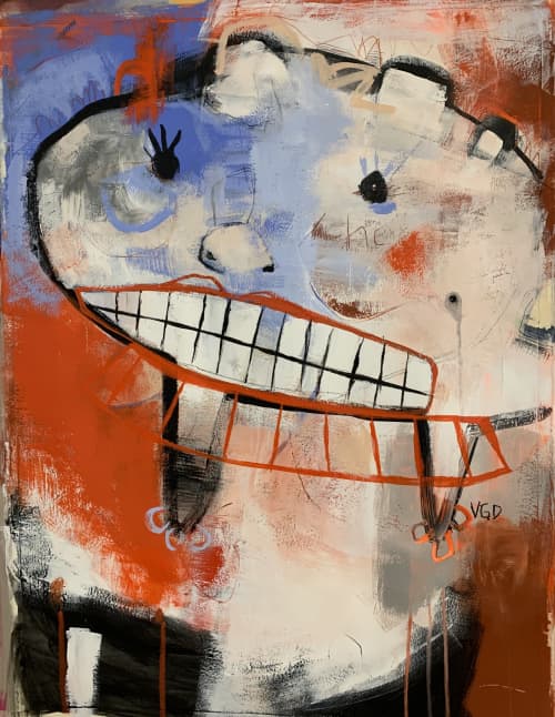 Twinkletoes | Mixed Media in Paintings by Vikki Drummond. Item made of paper compatible with modern and urban style